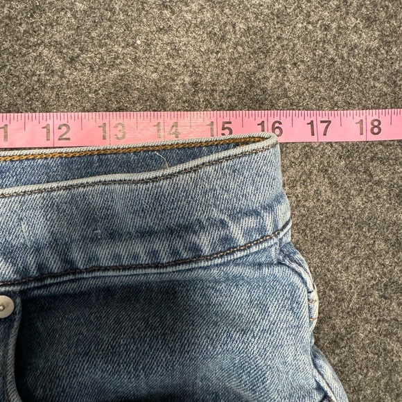 Madewell The Perfect Vintage Jean Striaght Leg Jeans Blue Denim 30 Tall - Picture 7 of 9